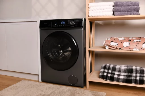 Прально-сушильна машина ARDESTO фронтальна Black Mars, 10(6)кг, 1400, А+++, 60см, дисплей, пара, інвертор, сріблястий