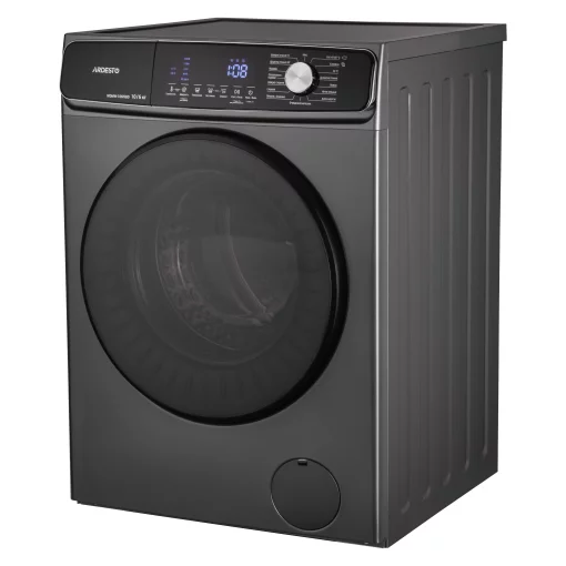Прально-сушильна машина ARDESTO фронтальна Black Mars, 10(6)кг, 1400, А+++, 60см, дисплей, пара, інвертор, сріблястий