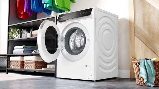 Пральна машина Bosch фронтальна, 9кг, 1400, A+++, 60см, дисплей, білий