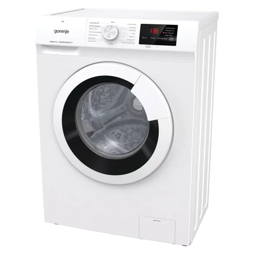 Пральна машина Gorenje фронтальна, 6кг, 1000, A+++, 46см, дисплей, пара, білий