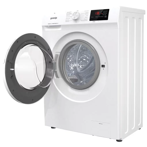 Пральна машина Gorenje фронтальна, 6кг, 1000, A+++, 46см, дисплей, пара, білий