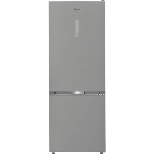Холодильник Whirlpool з нижн. мороз., 192x70х70.5, холод.відд.-340л, мороз.відд.-150л, 2дв., А++, NF, інв., зона нульова, нерж