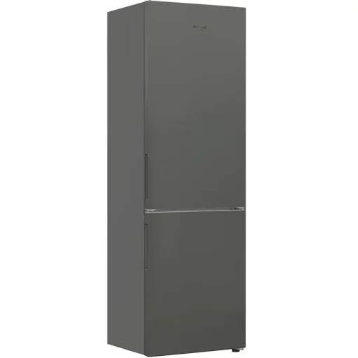 Холодильник Whirlpool з нижн. мороз., 202.5x60х67, холод.відд.-266л, мороз.відд.-120л, 2дв., А++, ST, сірий