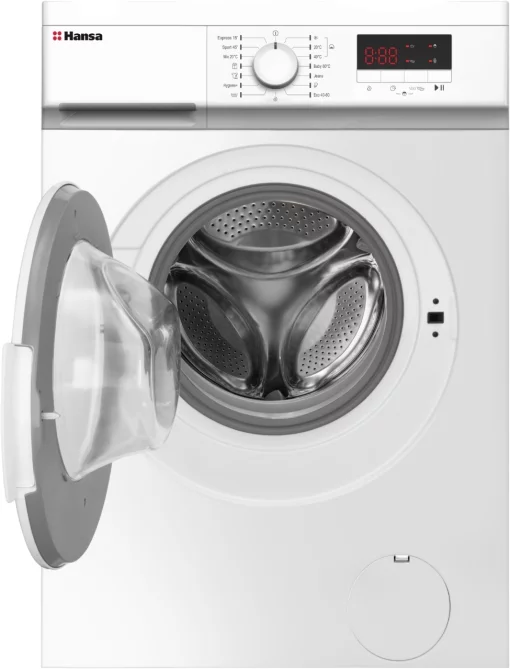 Пральна машина Hansa фронтальна, 8кг, 1400, A++, 57см, дисплей, білий