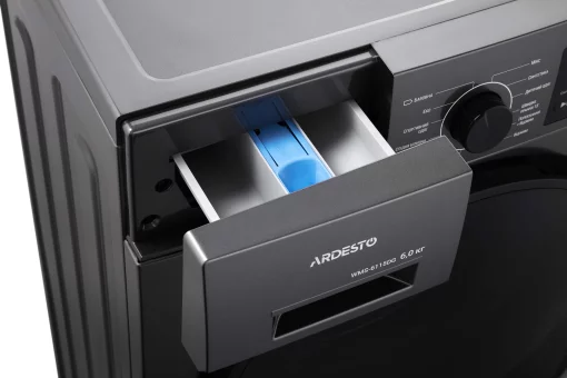 Пральна машина ARDESTO фронтальна Black Mars, 6кг, 1000, А++, 44см, дисплей, сірий