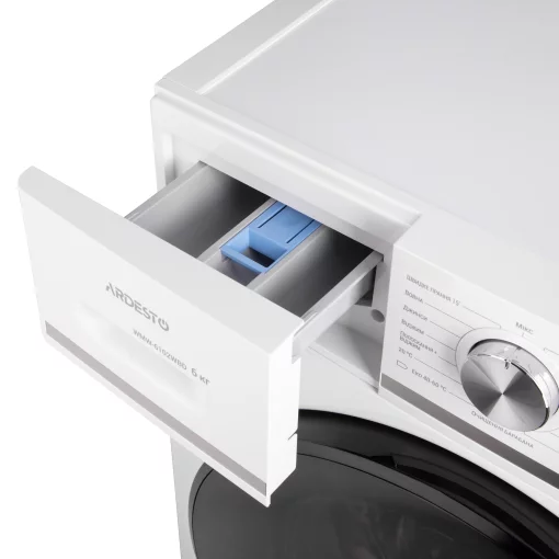 Пральна машина ARDESTO фронтальна Black Mars, 6кг, 1200, А++, 45см, дисплей, пара, білий