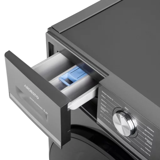 Пральна машина ARDESTO фронтальна Black Mars, 6кг, 1200, А++, 45см, дисплей, пара, сірий