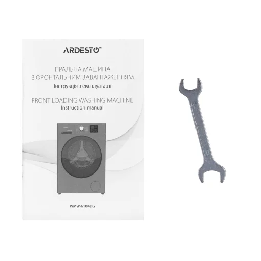 Пральна машина ARDESTO фронтальна Black Mars, 6кг, 1200, А++, 46.5см, дисплей, сірий