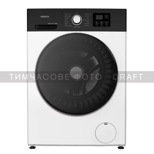 Пральна машина ARDESTO фронтальна Black Mars, 8кг, 1200, А+++, 55.5см, дисплей, інвертор, білий