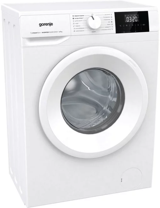 Пральна машина Gorenje фронтальна, 7кг, 1200, A+, 43.5см, дисплей, пар, інвертор, білий