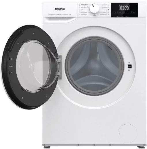 Пральна машина Gorenje фронтальна, 7кг, 1200, A+, 43.5см, дисплей, пар, інвертор, білий