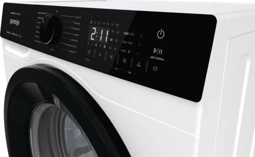 Пральна машина Gorenje фронтальна, 7кг, 1400, A+++, 47см, дисплей, пар, інвертор, білий