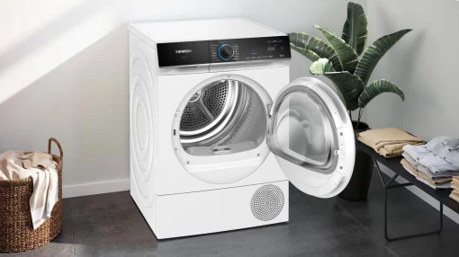 Сушильна машина Siemens тепловий насос, 8кг, A++, 60см, дисплей, білий
