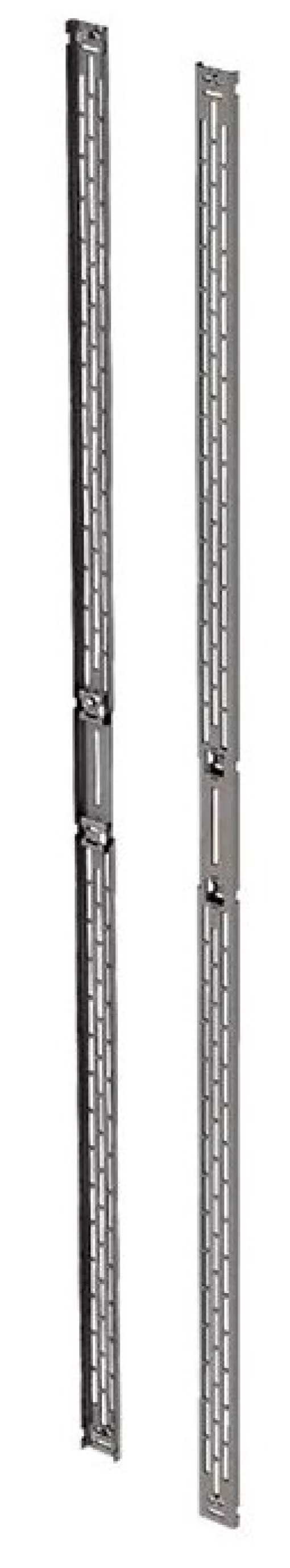 Монтажний профіль ZPAS 42U, LZ,  для розеткових блоків, чорний