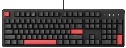 Клавіатура механічна Lemokey  X3 104Key, Keychron Red, USB-A, QMK/VIA, Hot-Swap, EN/UKR, RGB, чорний