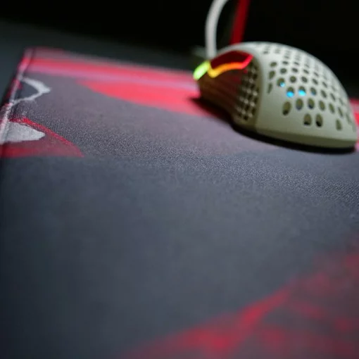 Ігрова поверхня Xtrfy GP4 Abstract Retro, L (460 x 400 x 4мм), червоний