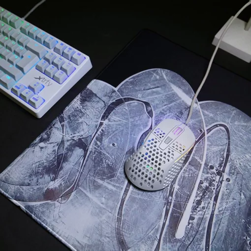 Ігрова поверхня Xtrfy GP4 Cloud White, L (460 x 400 x 4мм), білий