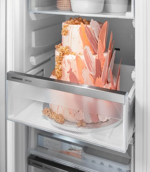 Холодильник Liebherr SBS, 185.5x119.4х67.5, холод.відд.-398л, мороз.відд.-271л, 2дв., A++, NF, диспл внутр., білий