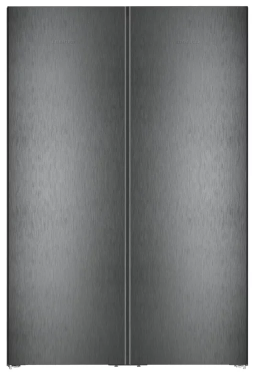 Холодильник Liebherr SBS, 185.5x119.4х67.5, холод.відд.-398л, мороз.відд.-271л, 2дв., A++, NF, диспл внутр., чорний