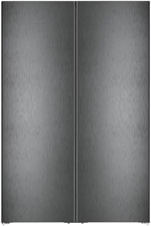 Холодильник Liebherr SBS, 185.5x119.4х67.5, холод.відд.-398л, мороз.відд.-271л, 2дв., A++, NF, диспл внутр., чорний