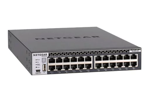 Комутатор NETGEAR M4300-24X (XSM4324CS) 24x10GE, 4xSFP+, керований L3 з можливістю стекування