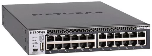 Комутатор NETGEAR M4300-24X (XSM4324CS) 24x10GE, 4xSFP+, керований L3 з можливістю стекування