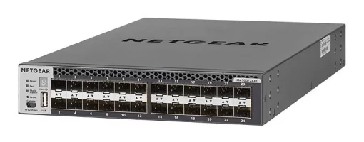 Комутатор NETGEAR M4300-24XF (XSM4324FS) 24xSFP+, 2x10GE combo, керований L3 з можливістю стекування