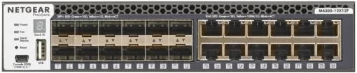Комутатор NETGEAR M4300-12X12F (XSM4324S) 12x10GE, 12xSFP+, керований L3 з можливістю стекування