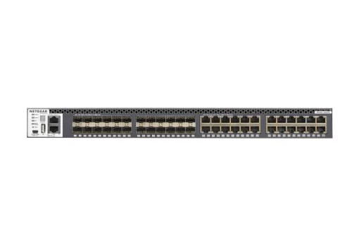 Комутатор NETGEAR M4300-24X24F (XSM4348S) 24xSFP+, 24x10GE, керований L3 з можливістю стекування