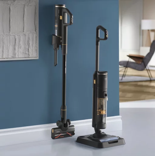 Пилосос Philips безпровідний Series 7000 AquaTrio, вологе прибирання, конт пил -0.42л, автон. робота до 45хв, PowerCyclone Aqua, чорний