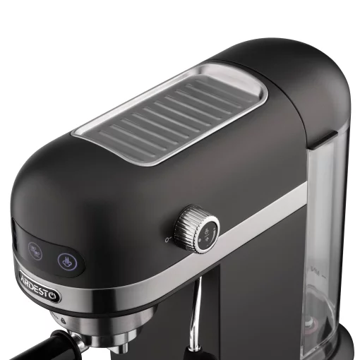 Кавоварка Ardesto  ріжкова 1.4л, мелена, ручний капучинатор, підігрів чашок, чорний