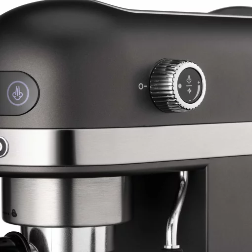 Кавоварка Ardesto  ріжкова 1.4л, мелена, ручний капучинатор, підігрів чашок, чорний