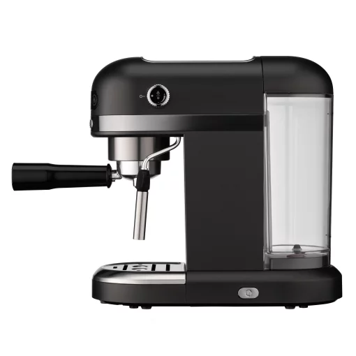 Кавоварка Ardesto  ріжкова 1.4л, мелена, ручний капучинатор, підігрів чашок, чорний