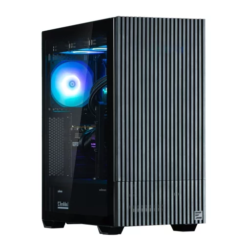 Корпус Zalman Z10 DS, без БЖ, 2xUSB3.0, 1хUSB Type-C, 2х120мм, 1x120мм ARGB, TG Side Panel, ATX, Monitor, чорний