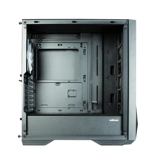 Корпус Zalman Z9 Iceberg MS без БЖ, 2xUSB3.0, 2xUSB2.0, 1xUSB 3.1 Gen2 Type-C, 4x140мм ARGB, VGA 390мм, LCS ready, TG Side Panel, EATX, чорний
