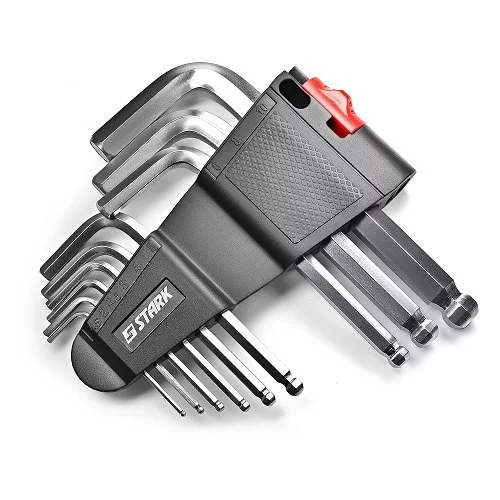 Набір шестигранних ключів Stark 9 шт. з шарікообразним наконечником