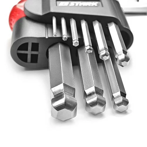 Набір шестигранних ключів Stark 9 шт. з шарікообразним наконечником