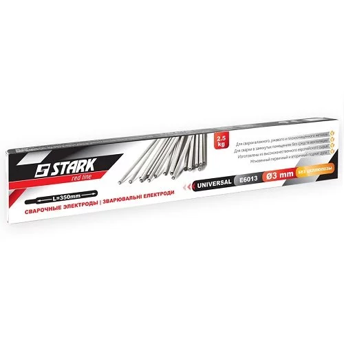 Електроди Stark Universal E-6013, 3 мм, 2,5 кг