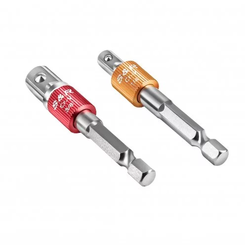 Набір із 2 універсальних головок S&R та 2 шестигранних адаптерів  1/4 ” і 3/8”