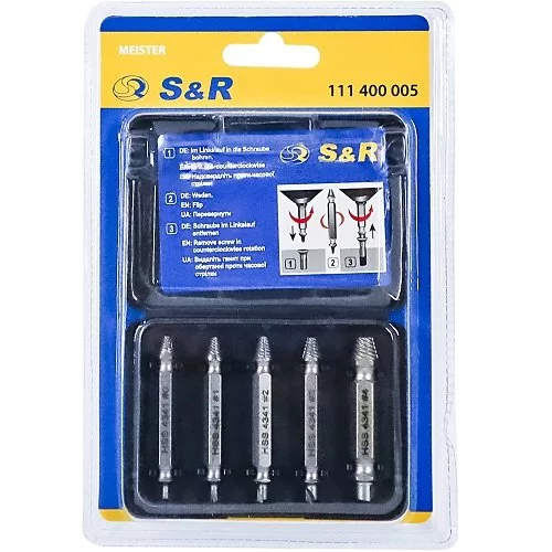 Набір екстракторів S&R Meister 5 шт